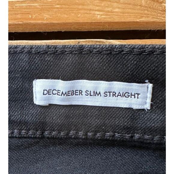 NWT Skinny Girl December Slim Straight Jeans Size 29/8 Women’s Black - Picture 5 of 9